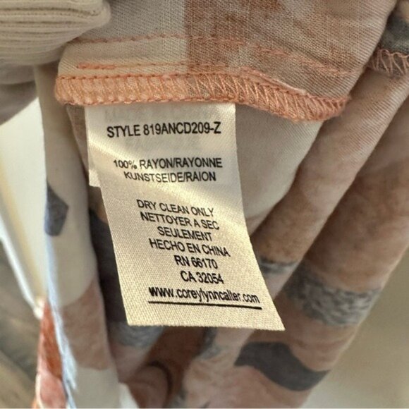 Anthropologie Corey Lynn Calter Abstract Print Belted Shirtdress Size Medium - Picture 7 of 9